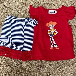 Disney Jessie Embroidery outfit